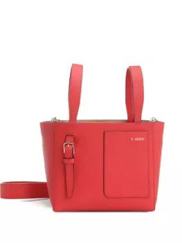 Мягкая сумка-ведро Valextra, красный