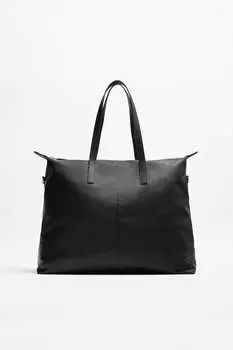 Мягкая сумка ZARA, черный