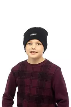 Мягкая теплая зимняя вязаная шапка Thinsulate, черный