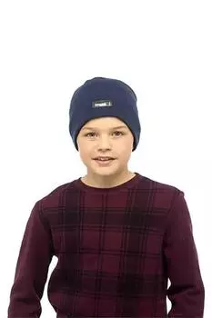 Мягкая теплая зимняя вязаная шапка Thinsulate, синий