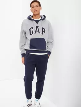 Мягкая толстовка с логотипом vintage vintage Gap, серый