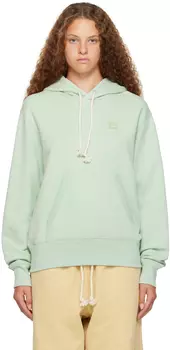 Мягкая толстовка с зелеными нашивками Acne Studios