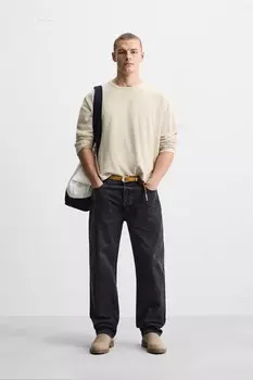 Мягкая толстовка в рубчик ZARA, цвет vanilla