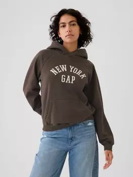 Мягкая толстовка в винтажном стиле. Gap, коричневый