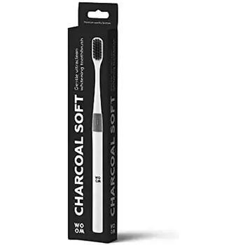 Мягкая угольная зубная щетка, Woom
