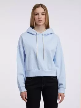 Мягкая укороченная толстовка с логотипом vintage vintage Gap, синий