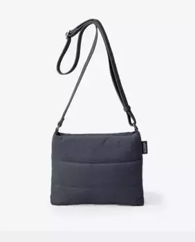 Мягкая вельветовая сумка через плечо с внутренним карманом Slang, темно-синий