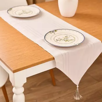 Мягкая жаккардовая дорожка Evidea - Бежевый - 35x140 см