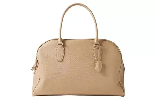 Мягкая женская сумка из кожи Margau, песочного цвета THE ROW