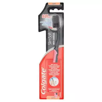 Мягкая зубная щетка Colgate Charcoal.