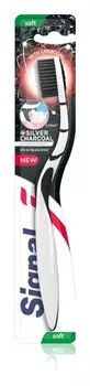 Мягкая зубная щетка Signal Natural Elements Silver Charcoal