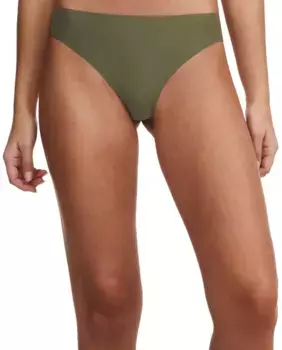 Мягкие эластичные бесшовные стринги с эффектом второй кожи Chantelle, зеленый