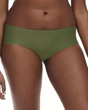 Мягкие эластичные бесшовные трусики-хипстер универсального размера Chantelle, зеленый