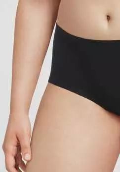 Мягкие эластичные бесшовные трусы на талии больших размеров для женщин CHANTELLE, черный