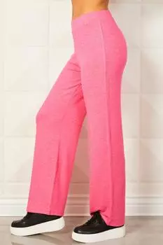 Мягкие эластичные брюки для дома цвета Candy french kyss