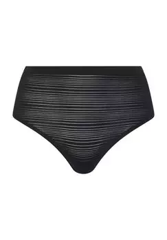 Мягкие эластичные женские стринги с высокой талией CHANTELLE, черный