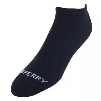 Мягкие базовые мужские носки-невидимки (6 пар в упаковке) Sperry, черный