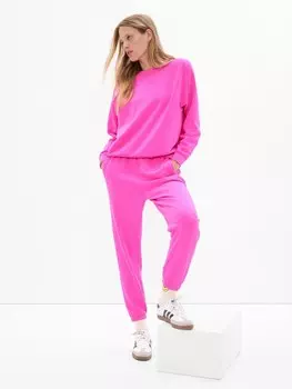 Мягкие брюки dreoswe с завышенной талией Gap, розовый