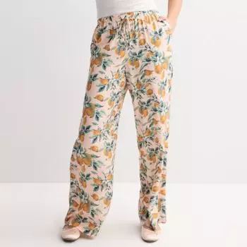 Мягкие брюки с принтом для юниоров Threads Of Luxx, цвет pink lemon