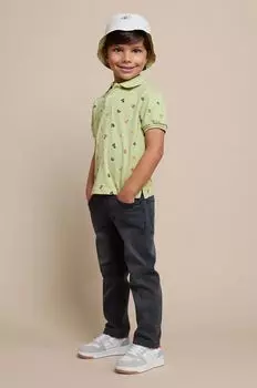 Мягкие детские джинсы из денима Mayoral, серый