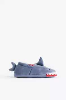 Мягкие домашние тапочки H&M, синий