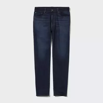 Мягкие джинсы ezy ультра стрейч UNIQLO, синий