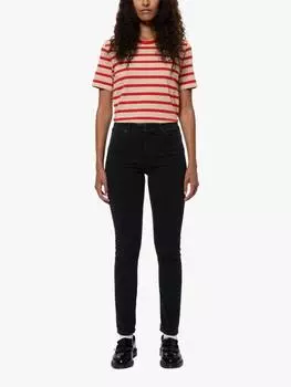 Мягкие джинсы mae из органического хлопка rich jeans Nudie Jeans, черный