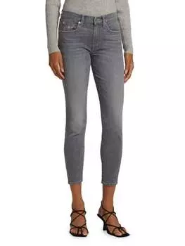 Мягкие джинсы скинни hw 7 For All Mankind Grey