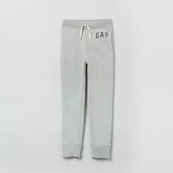 Мягкие джоггеры с вышитым логотипом Gap, серый
