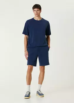 Мягкие фактурные шорты Academia, индиго