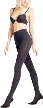 Мягкие колготки из мериноса Falke, темно-синий