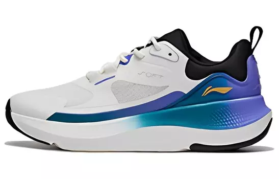 Мягкие кроссовки Lifestyle для мужчин с низким верхом белого/синего/фиолетового цвета Lining