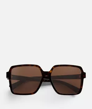 Мягкие квадратные солнцезащитные очки Bottega Veneta