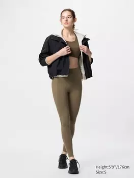 Мягкие леггинсы airism длинные Uniqlo, цвет 37 коричневый