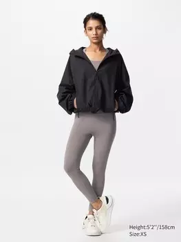 Мягкие леггинсы airism короткие Uniqlo, цвет 36 коричневый