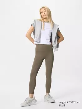 Мягкие леггинсы airism Uniqlo, цвет 37 коричневый