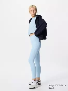 Мягкие леггинсы airism Uniqlo, цвет 61 синий