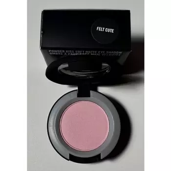Мягкие матовые тени для век Felt Cute Powder Kiss — новые в коробке, Mac