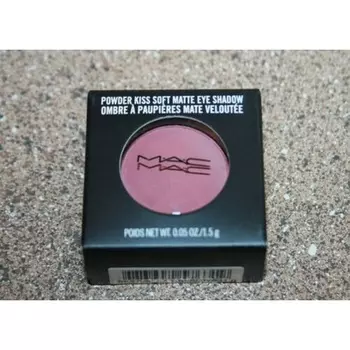 Мягкие матовые тени для век Powder Kiss, созревшие полутона лилового цвета, 0,05 унции/1,5 г, полный размер, Mac