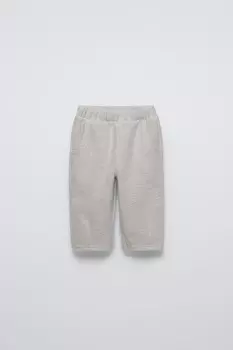 Мягкие мешковатые брюки soft touch ZARA, песочный/мергель