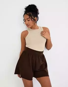 Мягкие на ощупь шортики Sunde в шоколадном цвете Sund