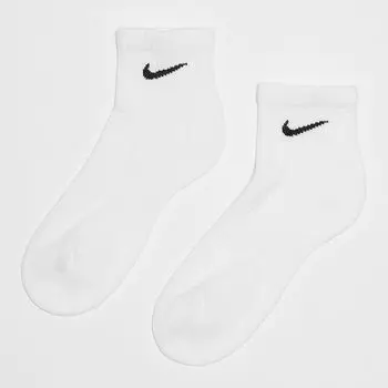 Мягкие носки для тренировок на каждый день (3 шт.) NIKE, цвет white/black