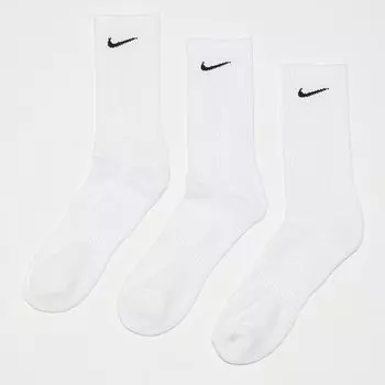 Мягкие носки для тренировок на каждый день (6 шт.) NIKE, цвет white/black