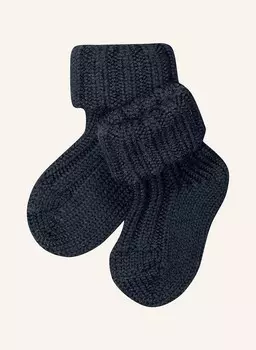 Мягкие носки в рубчик. Falke, синий