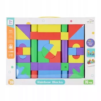 Мягкие Пеноблоки 76 Элементов Mega Creative