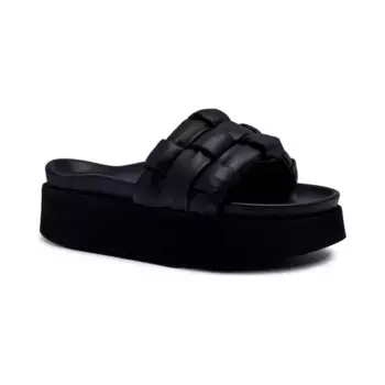 Мягкие плетеные тапочки Inuikii, черный