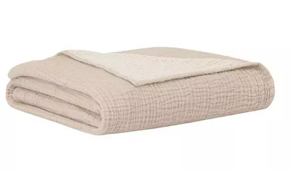 Мягкие покрывала из муслина Hibboux, бежевый