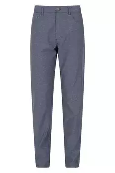 Мягкие повседневные водонепроницаемые брюки Crusade Commuter Брюки Mountain Warehouse, синий