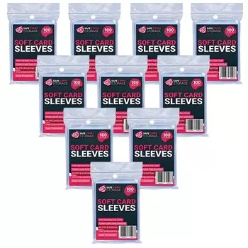 Мягкие рукава для футбольных карточек, защитные рукава для карточек Mtg, 1000 шт. Inna marka
