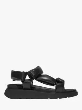 Мягкие сандалии на кожаной подушке gen-ff FitFlop, черный